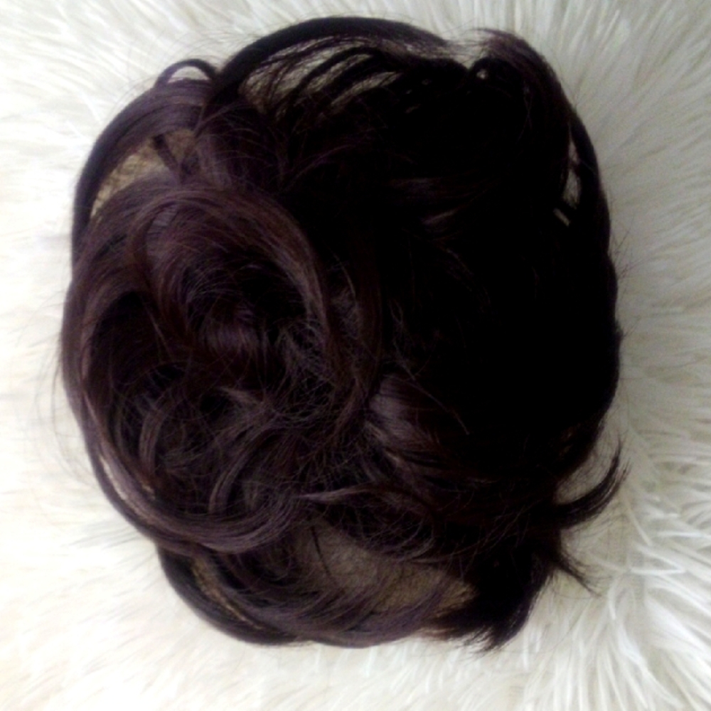 Elegant Dark Brown Hairpiece - Barsdar (New)